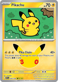 Pikachu - 034/128
