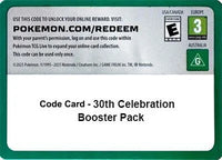 Code Card - 30th Celebration Booster Pack