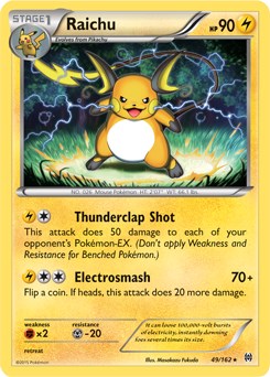 Raichu (XY BREAKthrough) (Cracked Ice Holo)