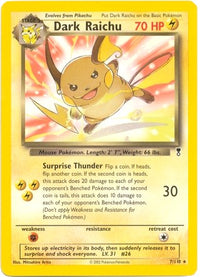 Dark Raichu (WotC Legendary Collection)