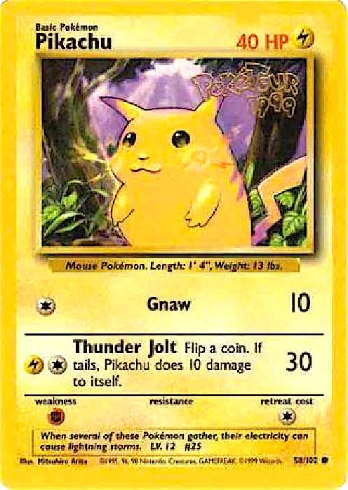 Pikachu (PokeTour 1999)