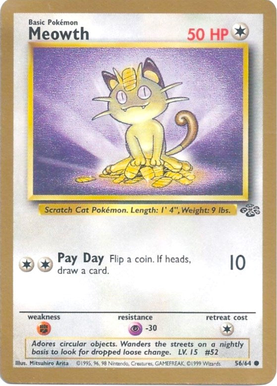 Meowth (Gold Bordered Promo)