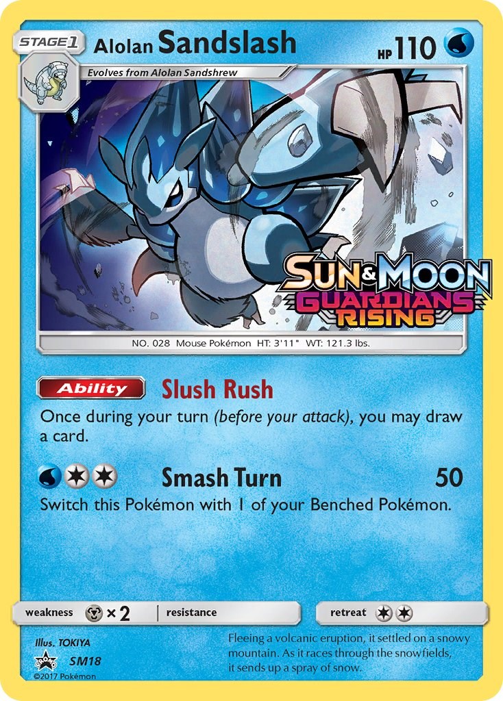 Alolan Sandslash (Guardians Rising Stamped)
