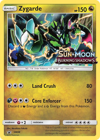 Zygarde (Burning Shadows Stamped)