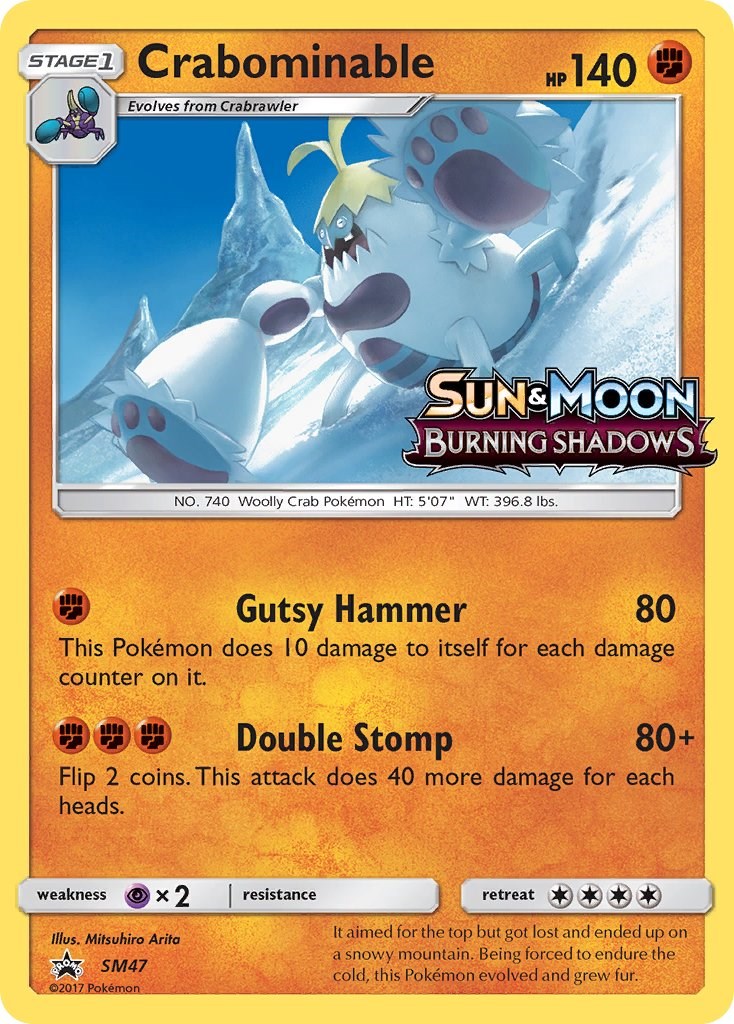 Crabominable (Burning Shadows Stamped)