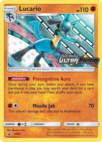 Lucario (Ultra Prism Stamped)