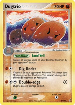 Dugtrio (EX Crystal Guardians)