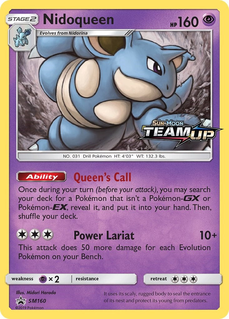 Nidoqueen (Team Up Stamped)