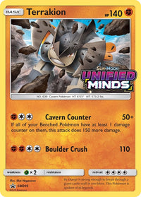 Terrakion (Unified Minds Stamped)