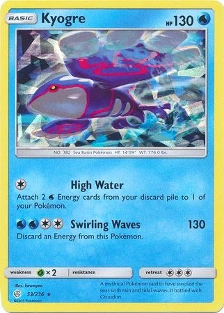 Kyogre (Cracked Ice Holo)