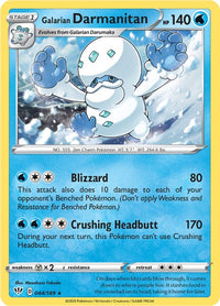 Galarian Darmanitan (Cracked Ice Holo)