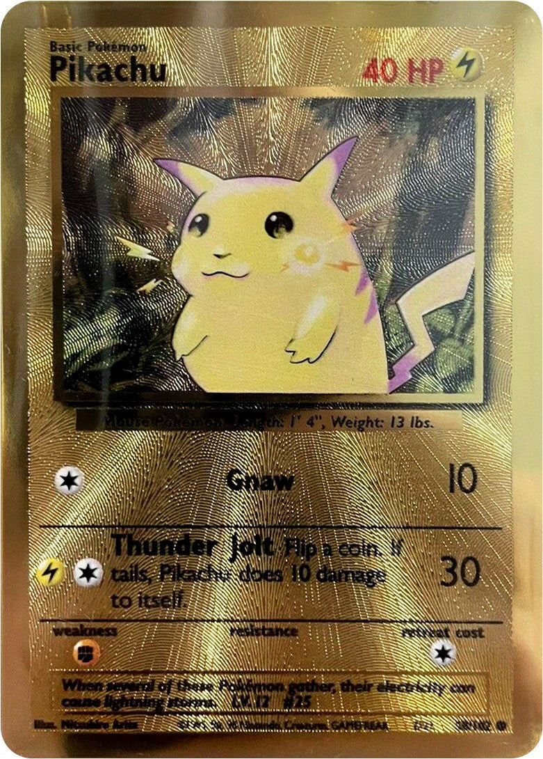 Pikachu (Celebrations Metal Card)