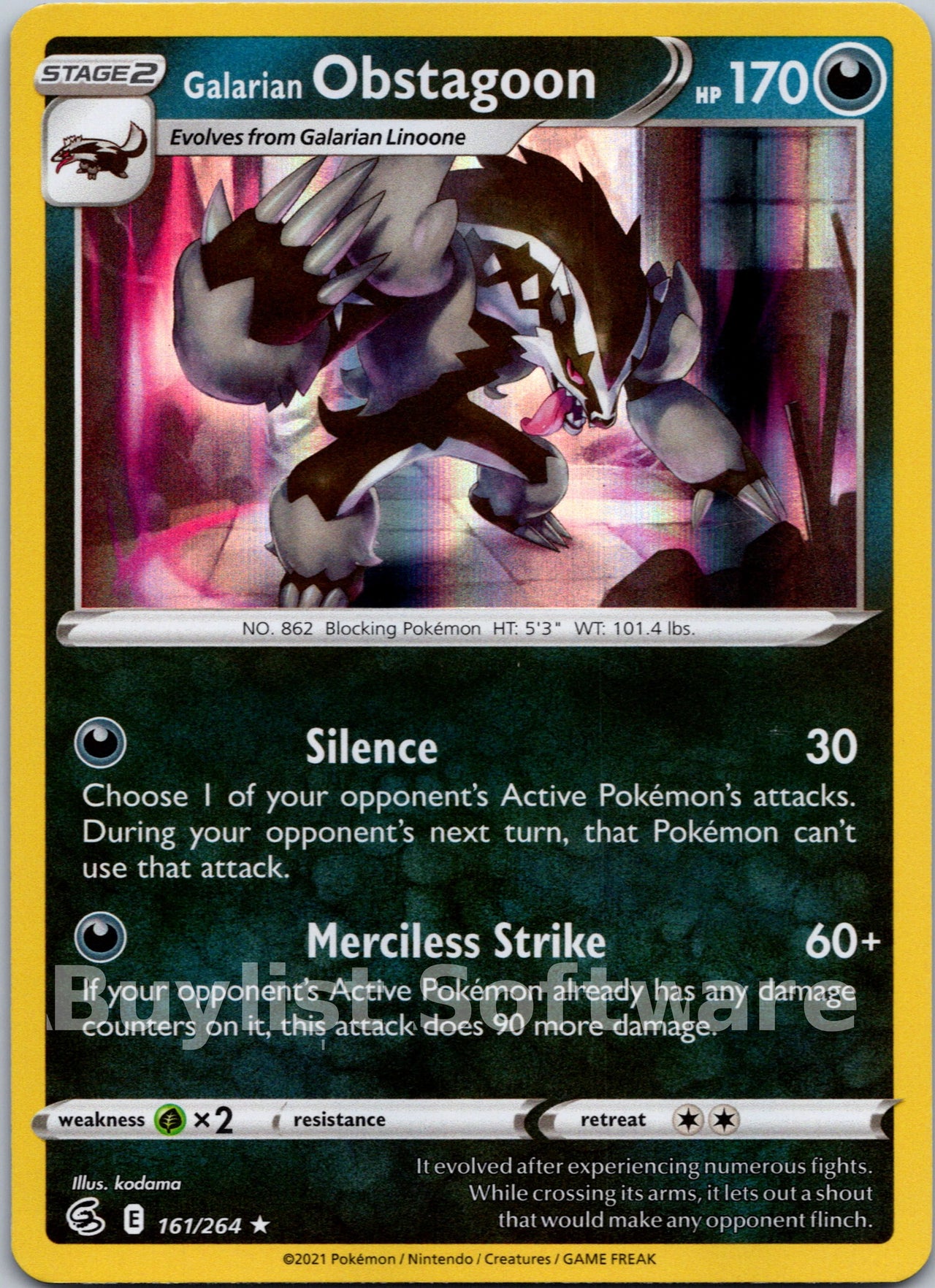 Galarian Obstagoon