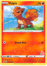 Vulpix (#18 Cinderace Stamped)