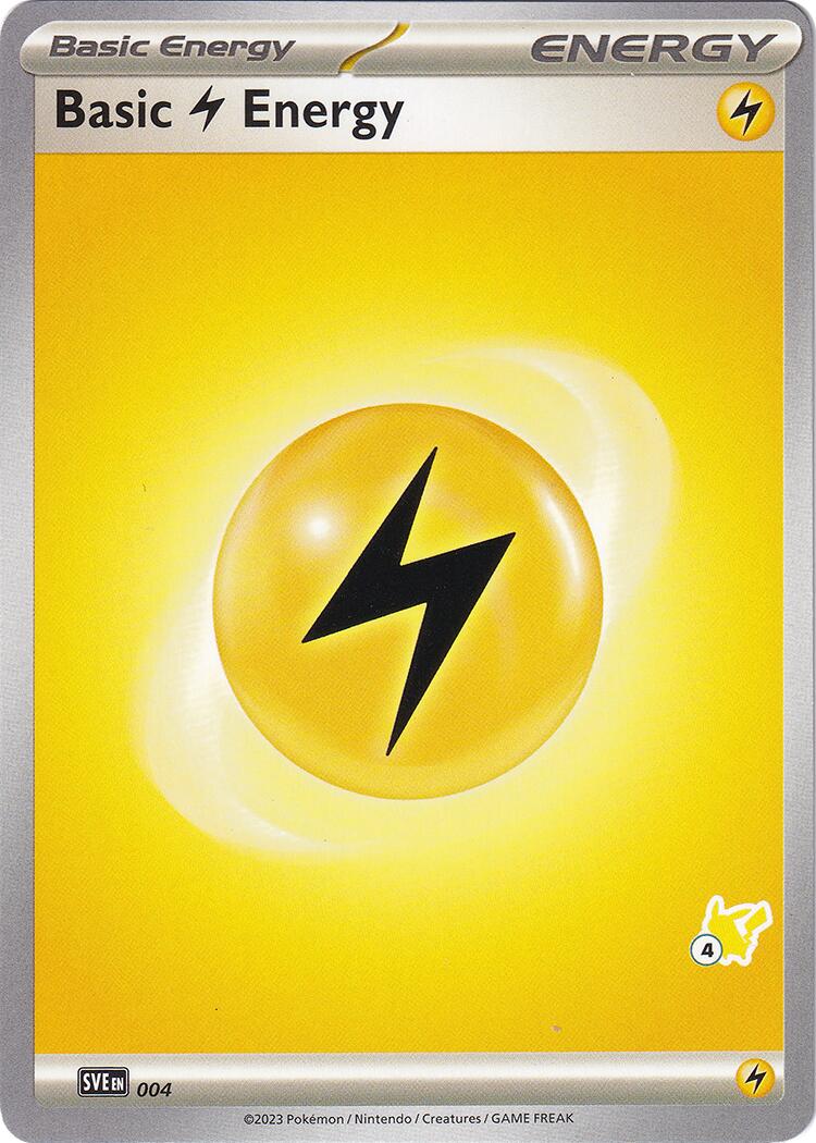 Basic Lightning Energy - Pikachu 4
