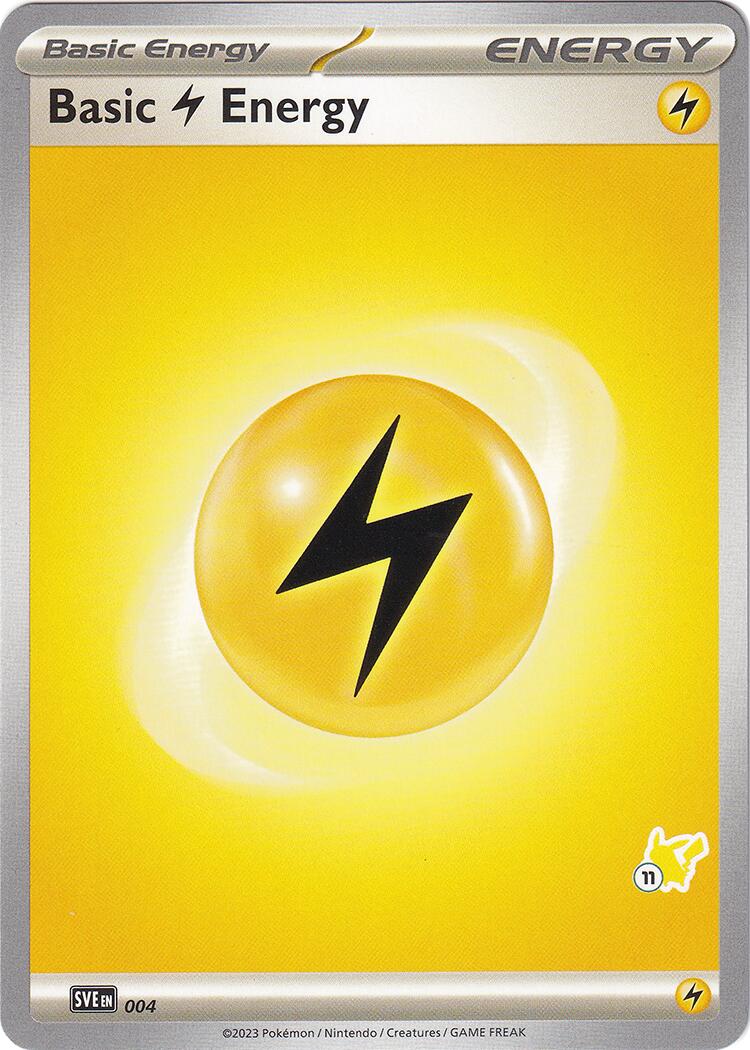 Basic Lightning Energy - Pikachu 11