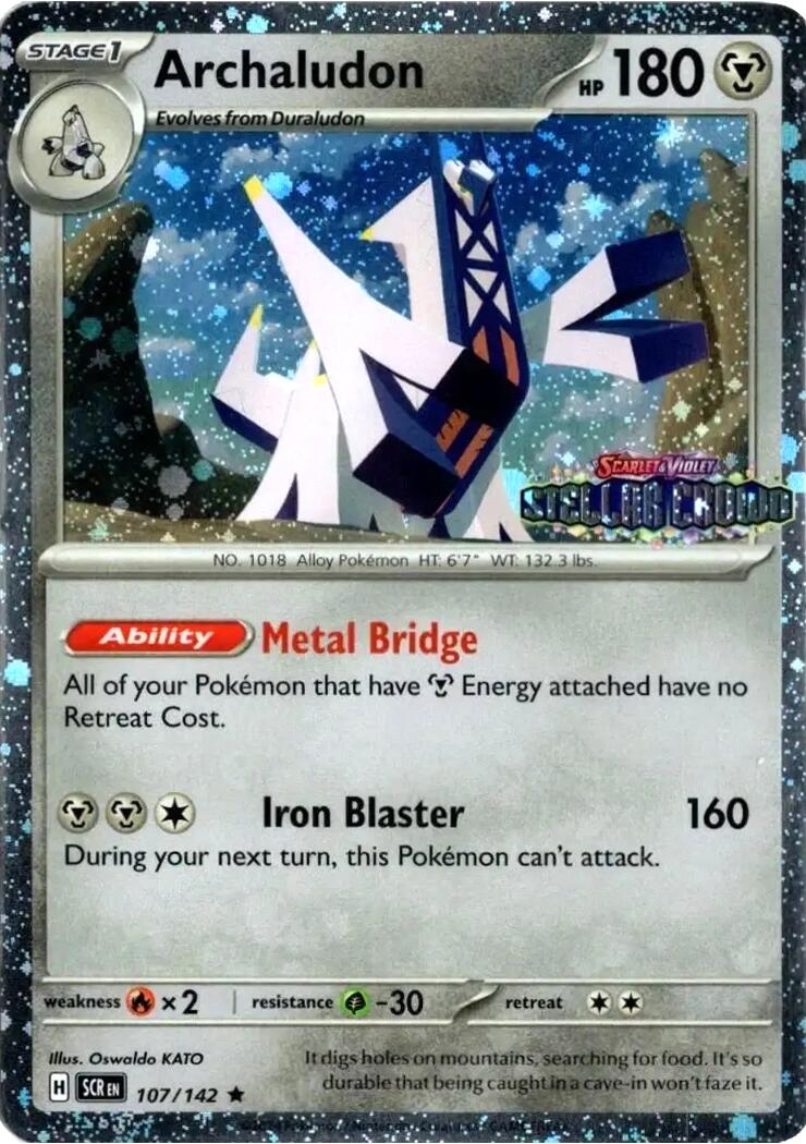 Archaludon (Stellar Crown Stamp)