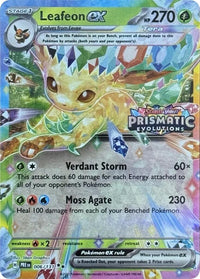 Leafeon ex (Prismatic Evolutions Stamp)