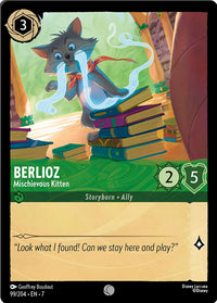 Berlioz - Mischievous Kitten