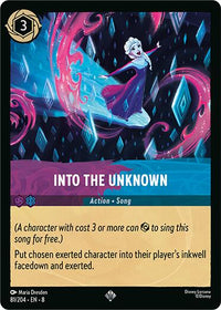 Into the Unknown