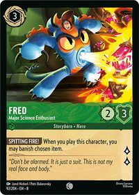 Fred - Major Science Enthusiast