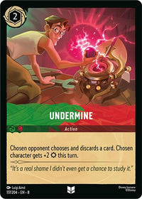 Undermine