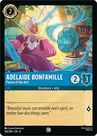 Adelaide Bonfamille - Patron of the Arts