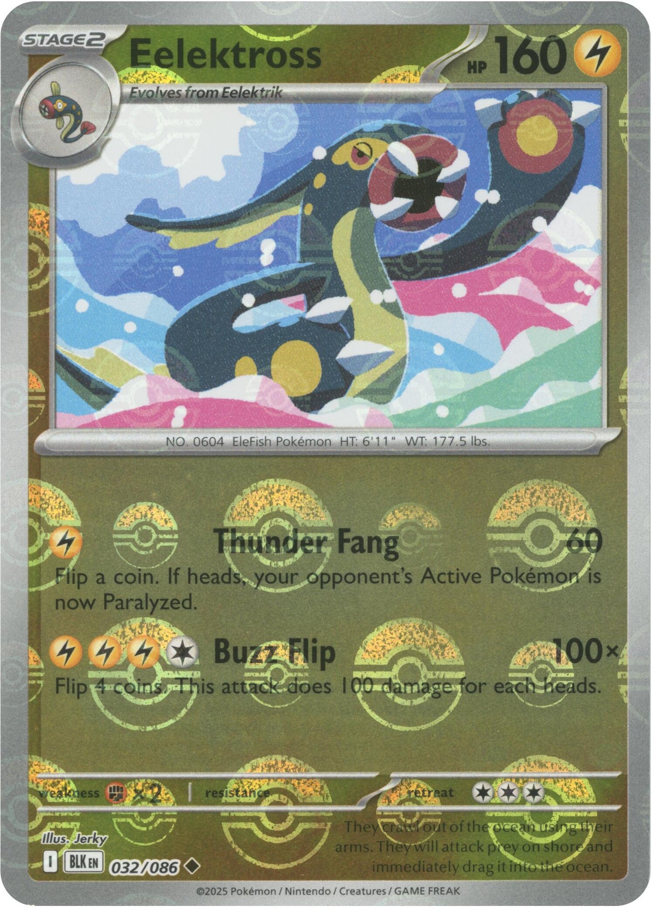 Eelektross (Poke Ball Pattern)