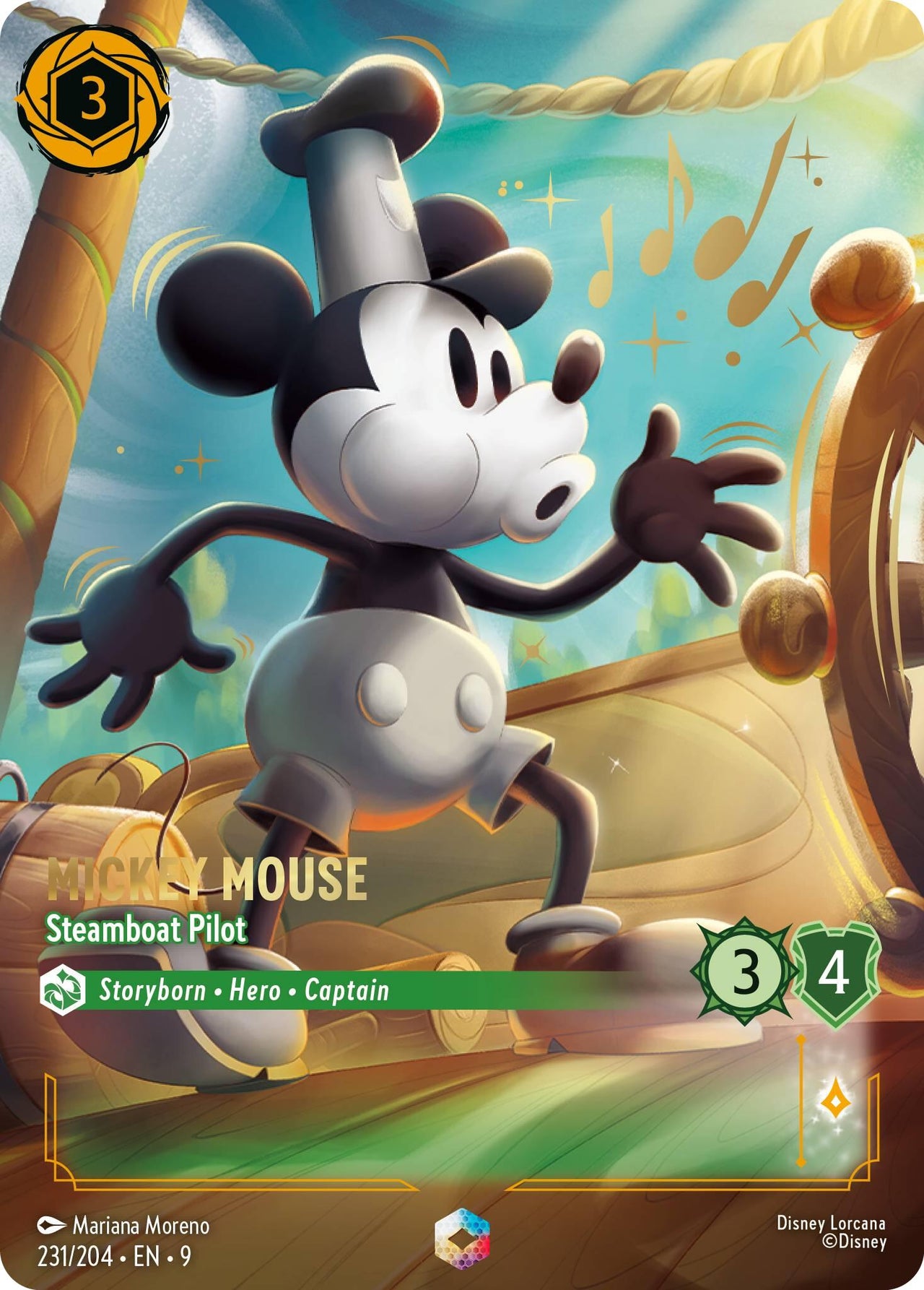 Mickey Mouse - Steamboat Pilot (Enchanted)