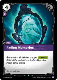 Fading Memories