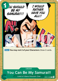 You Can Be My Samurai!! (Reprint)