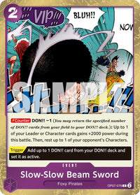 Slow-Slow Beam Sword (Pirate Foil)