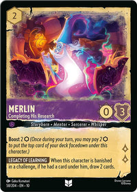 Merlin - Completing His Research