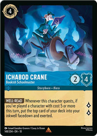 Ichabod Crane - Bookish Schoolmaster