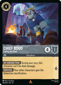 Chief Bogo - Calling the Shots