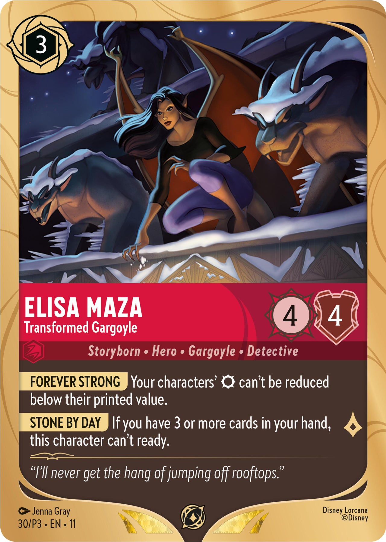 Elisa Maza - Transformed Gargoyle