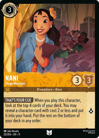 Nani - Stage Manager