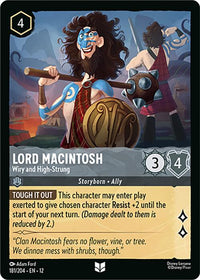 Lord Macintosh - Wiry and High-Strung