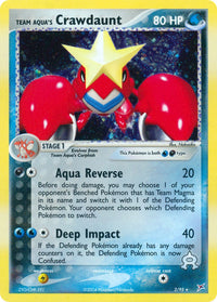 Team Aqua's Crawdaunt