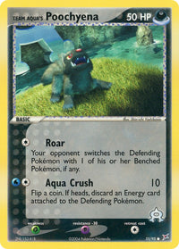 Team Aqua's Poochyena