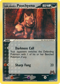 Team Magma's Poochyena