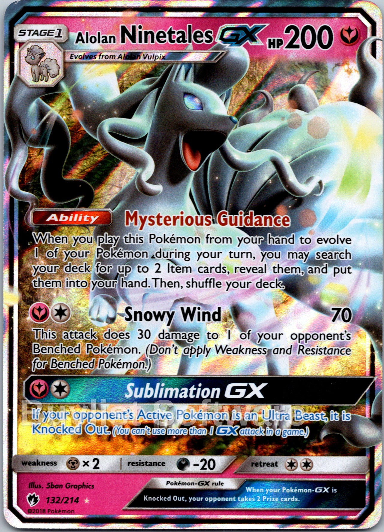 Alolan Ninetales GX