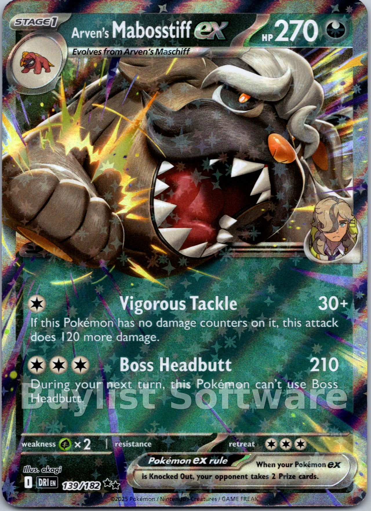 Arven's Mabosstiff ex