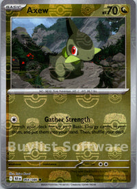 Axew (Master Ball Pattern)