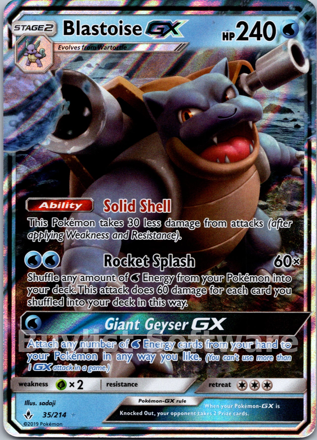 Blastoise GX