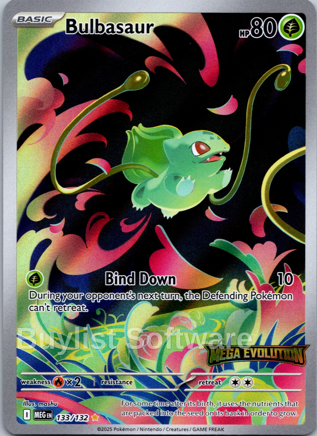 Bulbasaur (Mega Evolution Stamped)