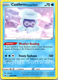 Castform Snowy Form