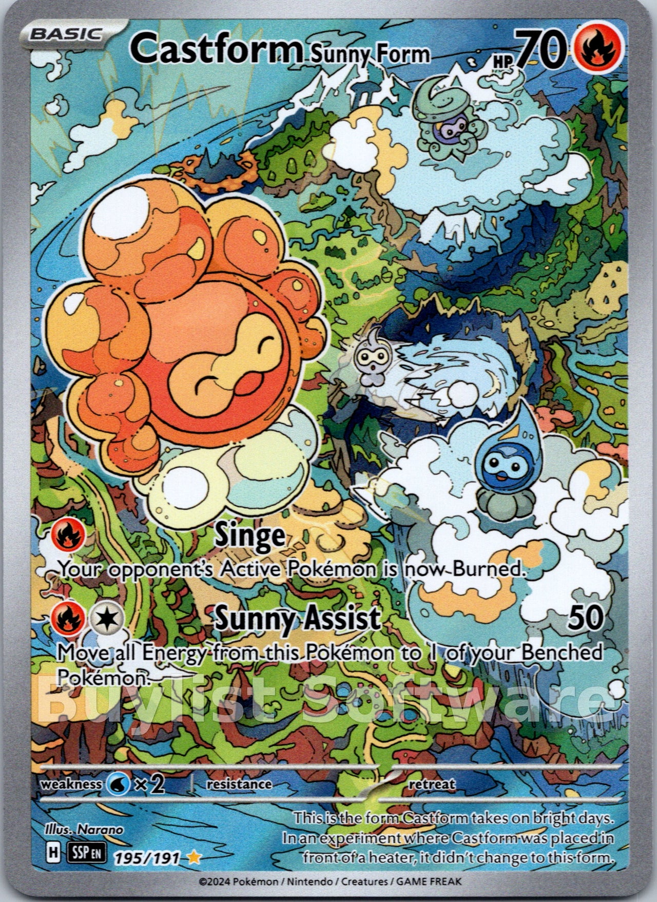 Castform Sunny Form
