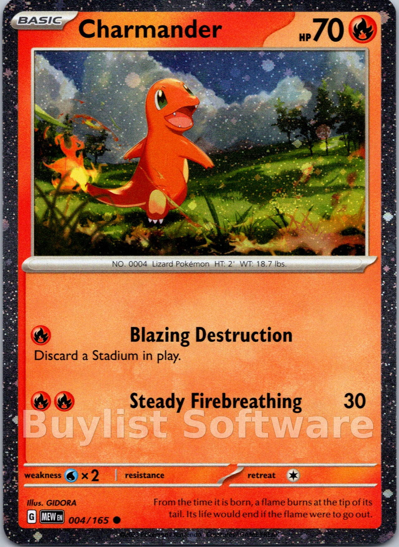 Charmander (Cosmos Holo)