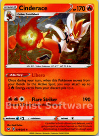Cinderace (Cosmos Holo)